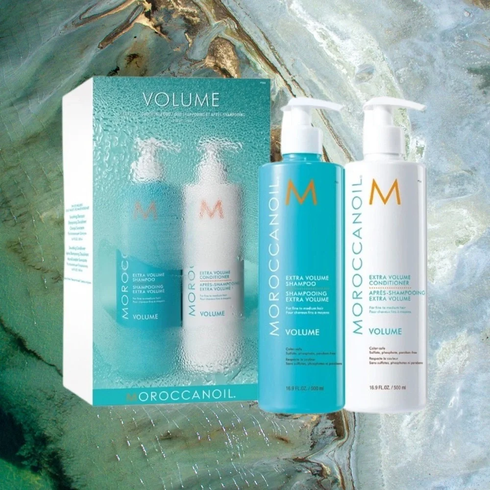 Moroccanoil Volume Shampoo & Conditioner Half Liter 16.9 oz